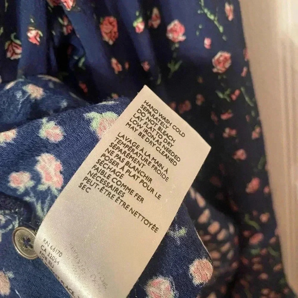 Cleobella Bell Sleeve Rose Patterned Blouse - Picture 7 of 14